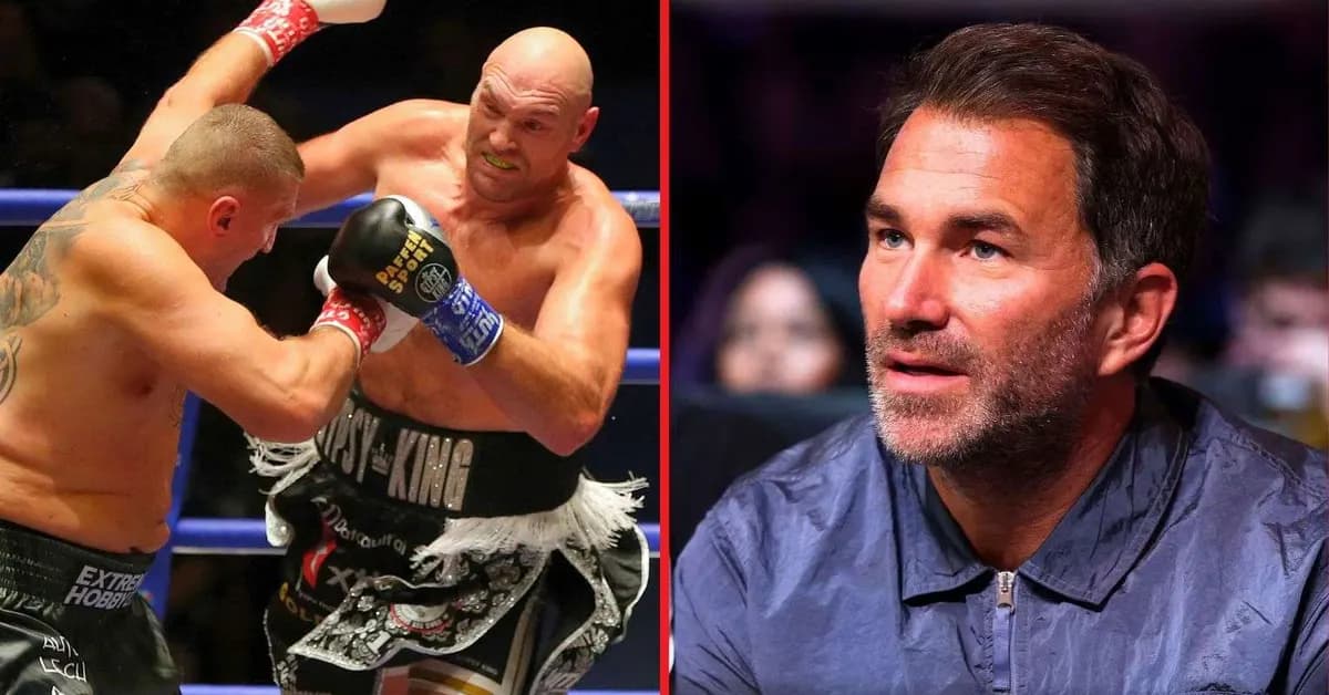 Eddie Hearn remet en question la forme de Tyson Fury avant son combat contre Joshua