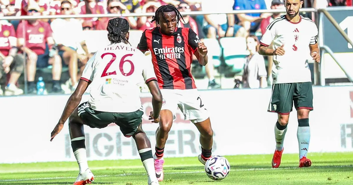 Chukwueze stars as AC Milan beat Man United 4-2 in pre-season