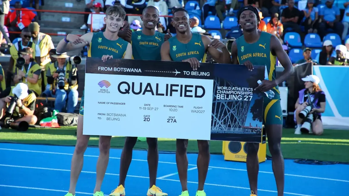 ترشيح فريق جنوب أفريقيا للتتابع 4x400 متر لجوائز الرياضة