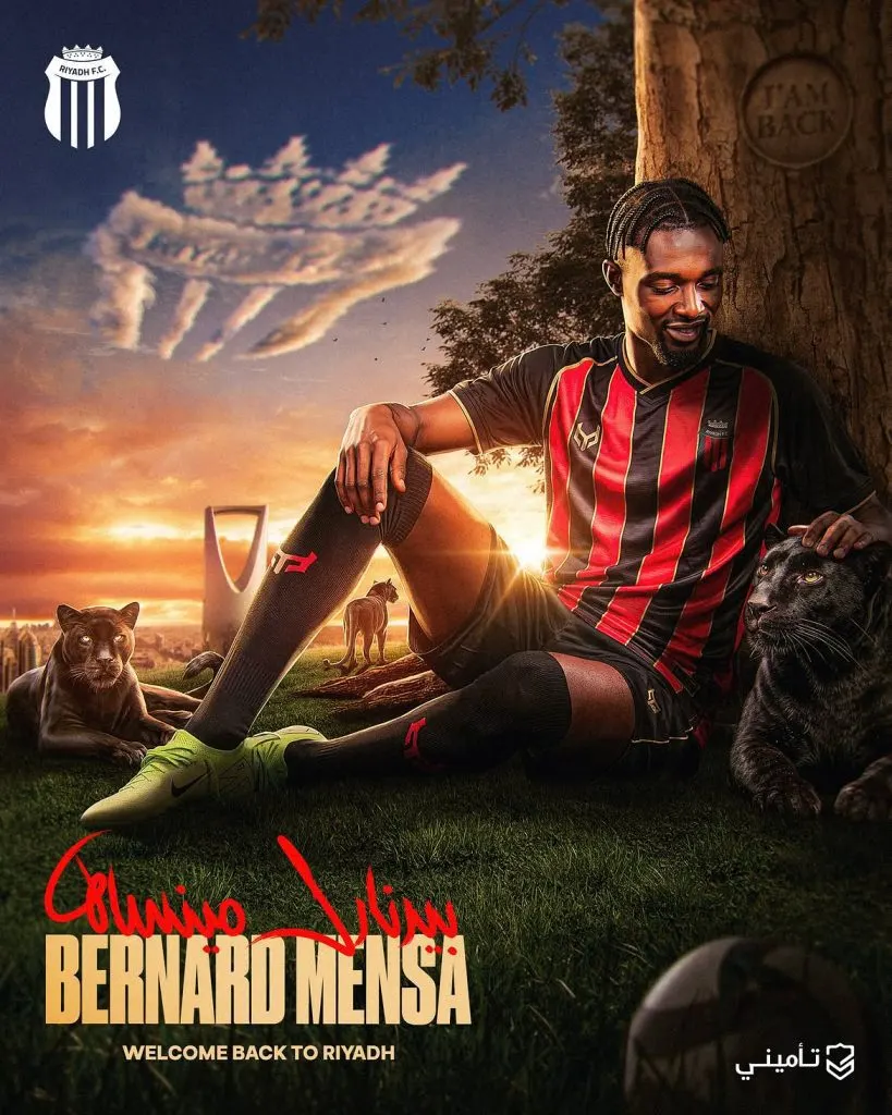 Bernard Mensah rejoins Al Riyadh after Al-Nasr stint