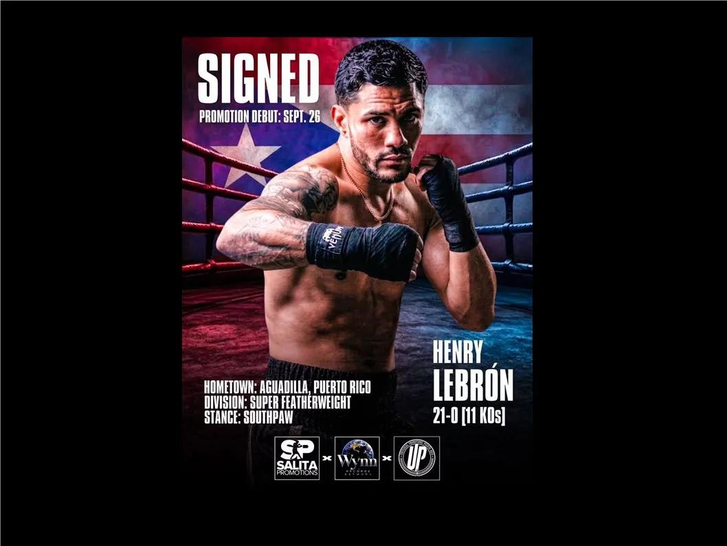 Henry Lebron signe un contrat de longue durée avec Salita et Universal Promotions
