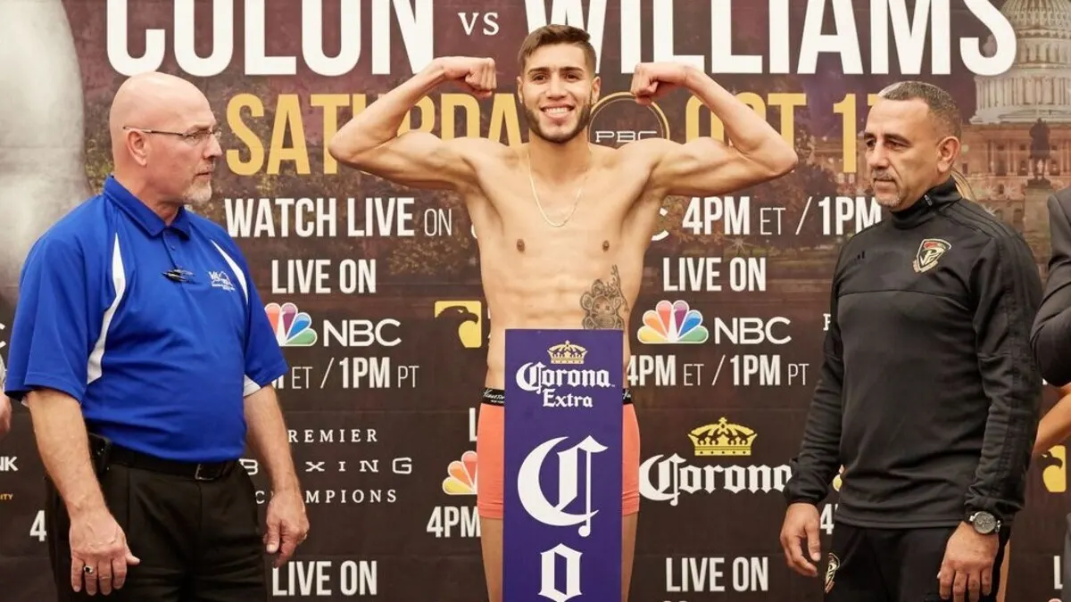 Les détails du poids de Prichard Colón révélés 11 ans après le combat contre Williams