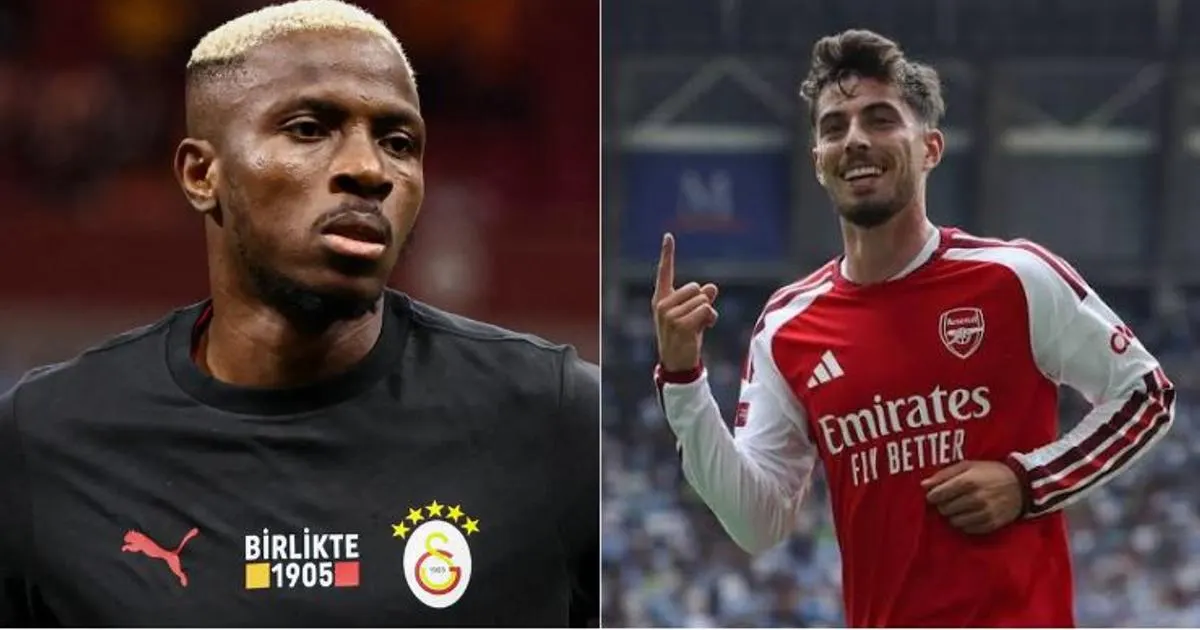 Osimhen ninth as ESPN ranks Arsenal’s Havertz above striker