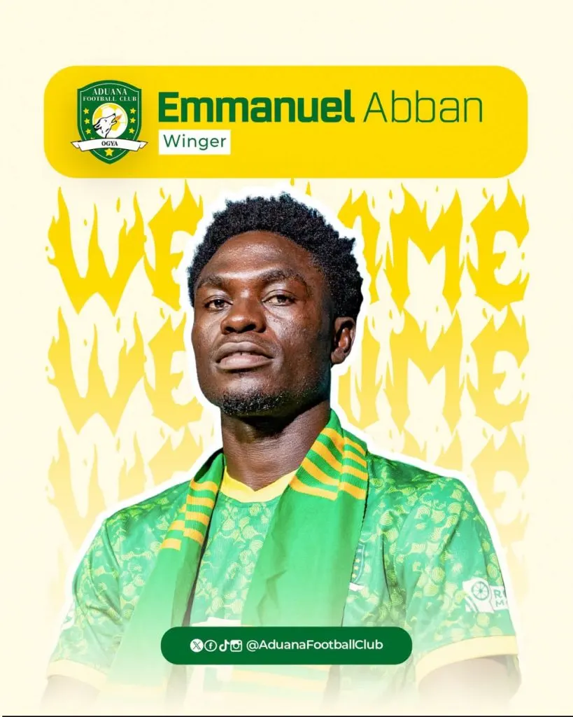 Aduana FC recrute Emmanuel Abban pour la saison 2026/27 de la Premier League ghanéenne