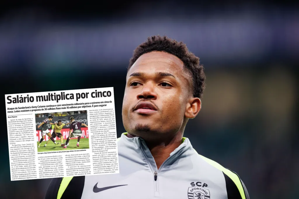 Sunderland offer Geny Catamo fivefold salary in Sporting pursuit