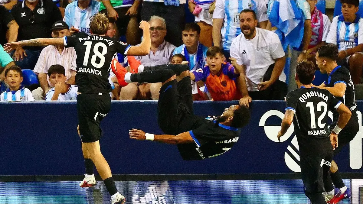 Aubameyang marque dans le nul 1-1 de Málaga, Osasuna tenu en échec 0-0 en La Liga 2026