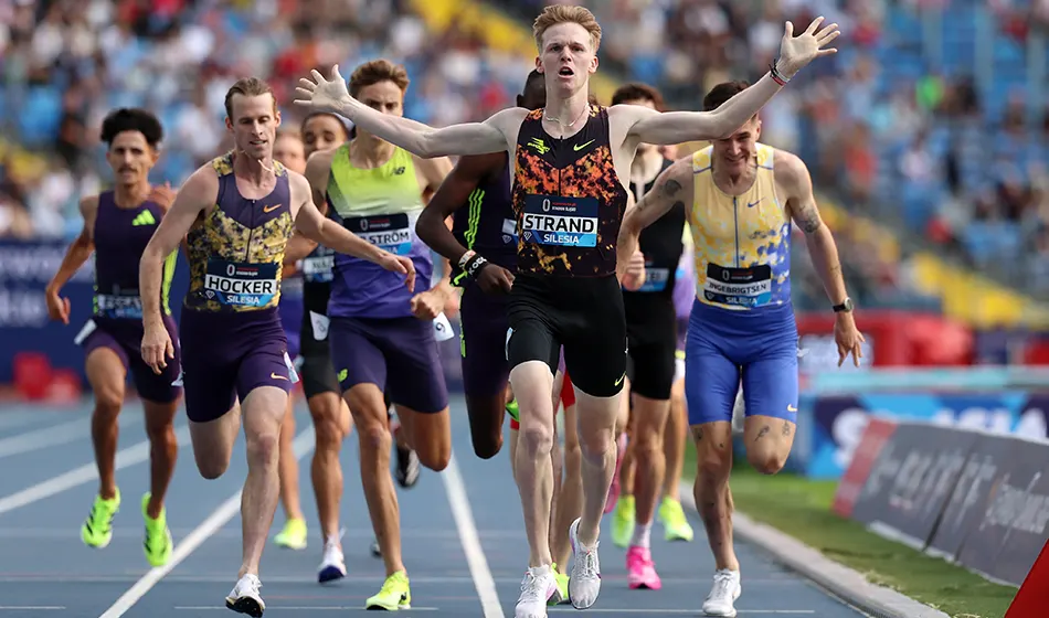 Strand surprend Ingebrigtsen et Hocker sur 1500m en Ligue de diamant, 3:30.77