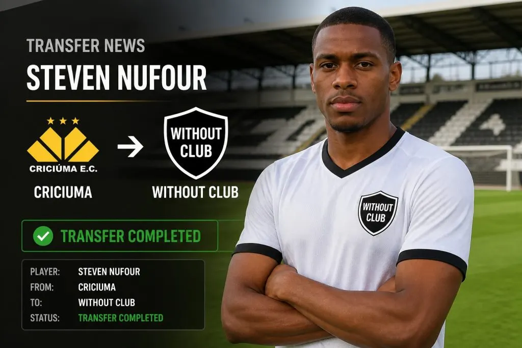 Ghana midfielder Steven Nufour leaves Criciuma as free agent