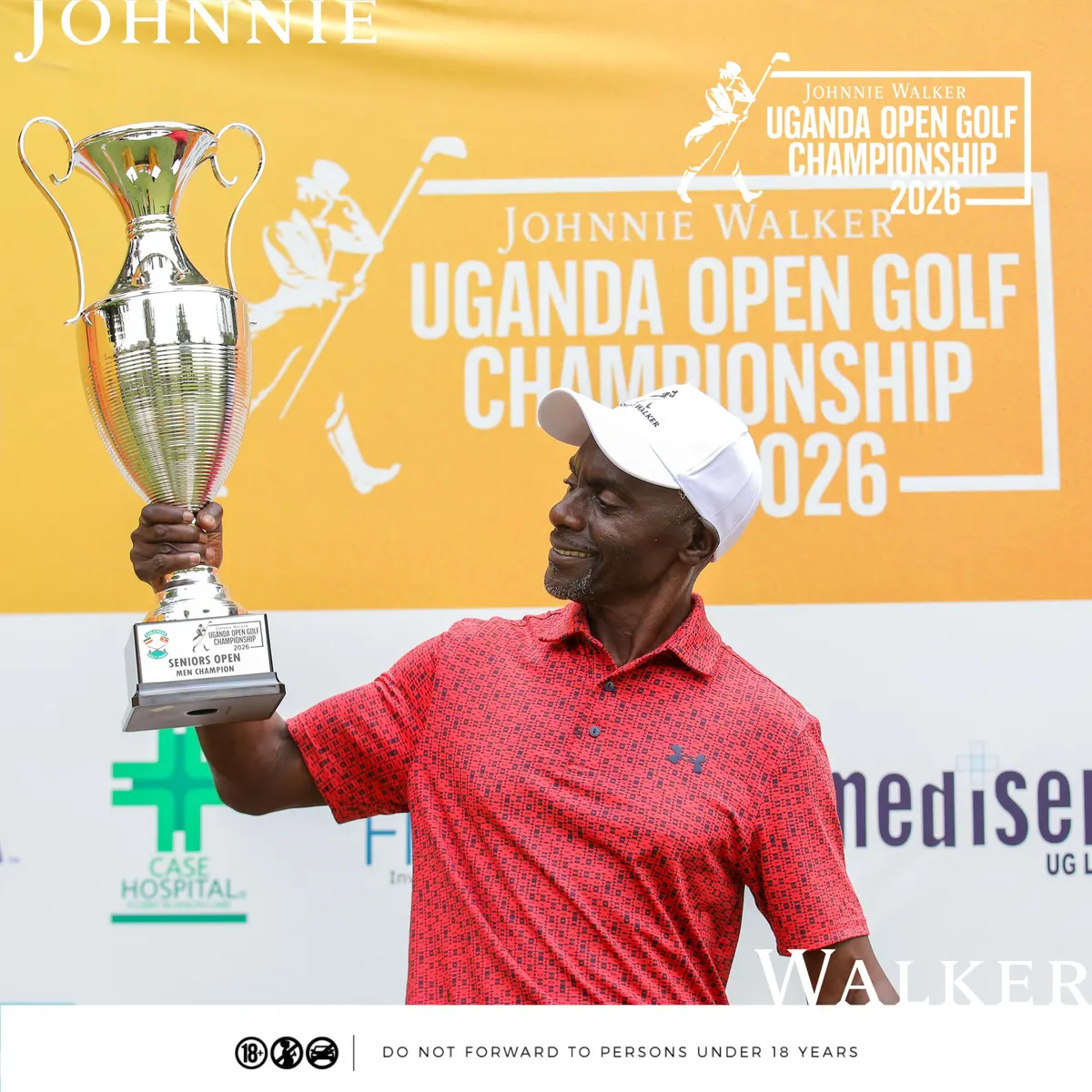 Luutu remporte le Johnnie Walker Uganda Seniors Open 2026 après les défaillances de ses rivaux
