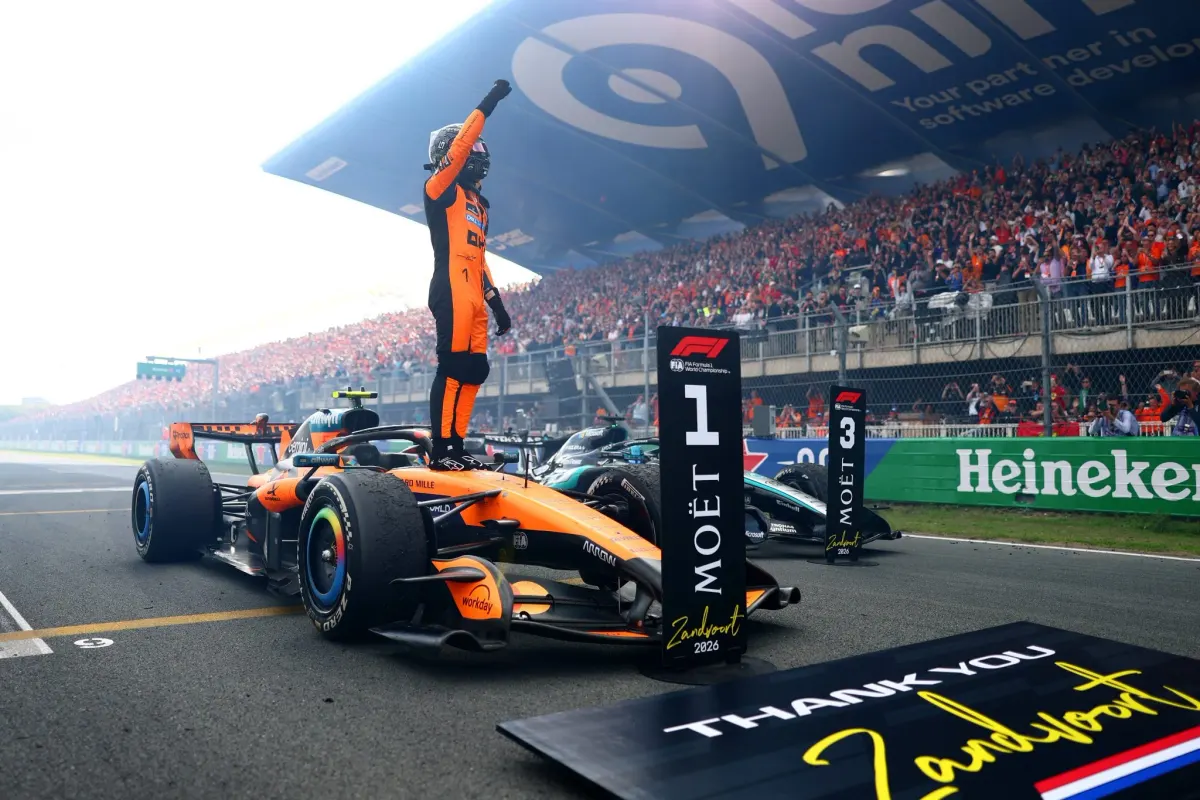 Lando Norris devance Kimi Antonelli pour remporter le dernier Grand Prix des Pays-Bas