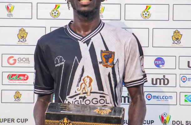 توماسي يحصد جائزة رجل المباراة في فوز أشانتي غولد 2-0 على تامالي سيتي في كأس إكس1 دي أو إل الممتاز
