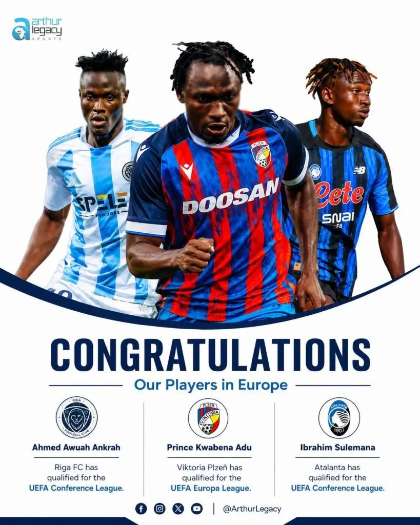 ArthurLegacy trio secure UEFA places after Viktoria Plzen’s 5-1 win