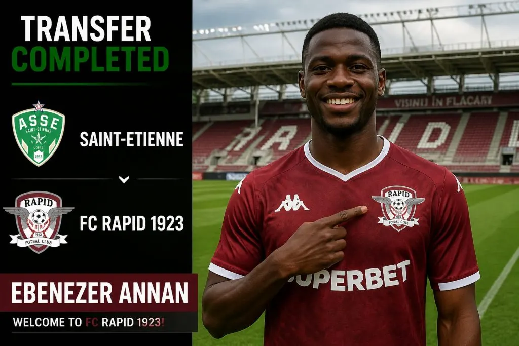Ghana defender Ebenezer Annan joins Rapid 1923 on €150,000 loan