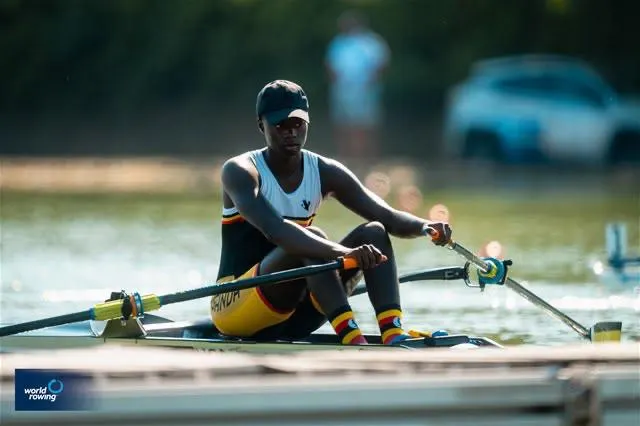 Marcel Andrew Otim clôture sa campagne aux Championnats du monde de rame U19