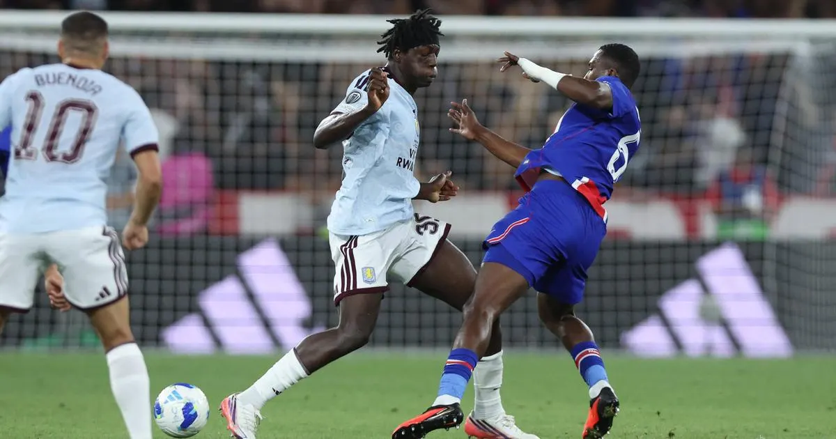 PSG beat Aston Villa 2-1 as Brian Madjo breaks age record