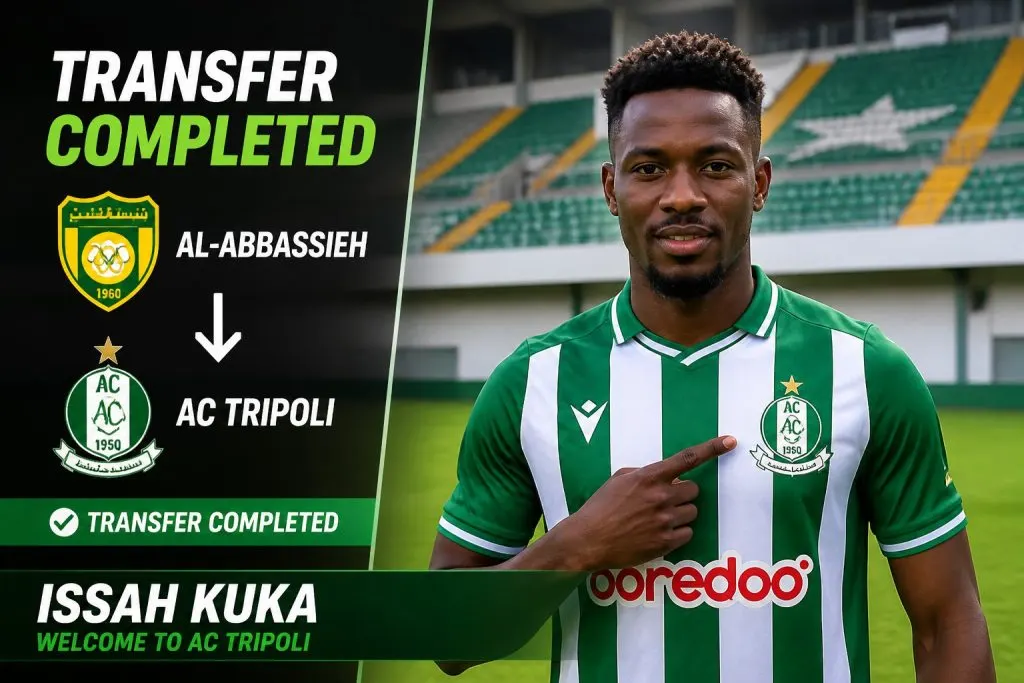 Issah Kuka rejoint l’AC Tripoli pour la Premier League libanaise 2026-27