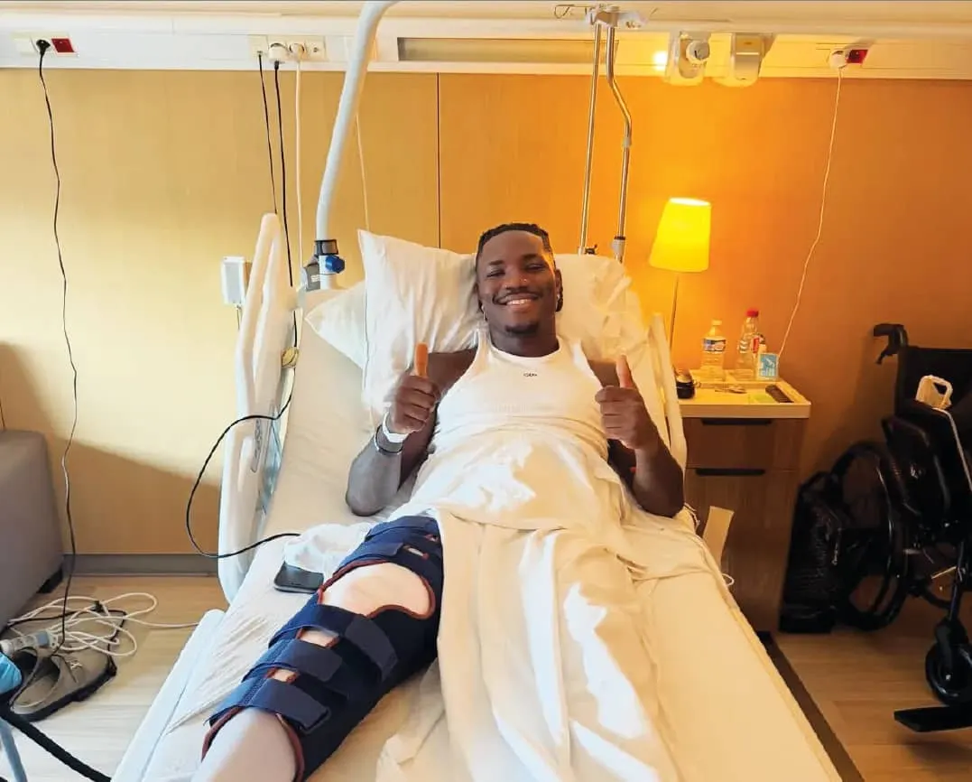 Getafe support Christantus Uche through rehabilitation after surgery